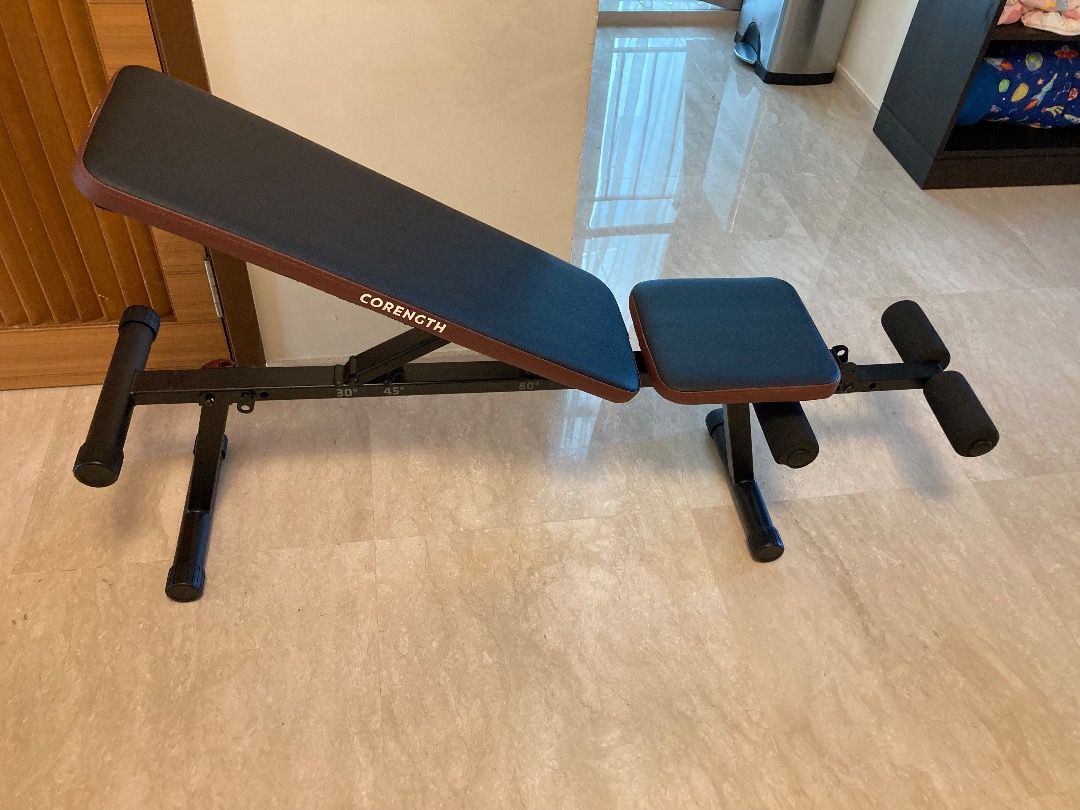 Corength Folding Incline Decline Abs Weight Training Bench 500, Sports ...