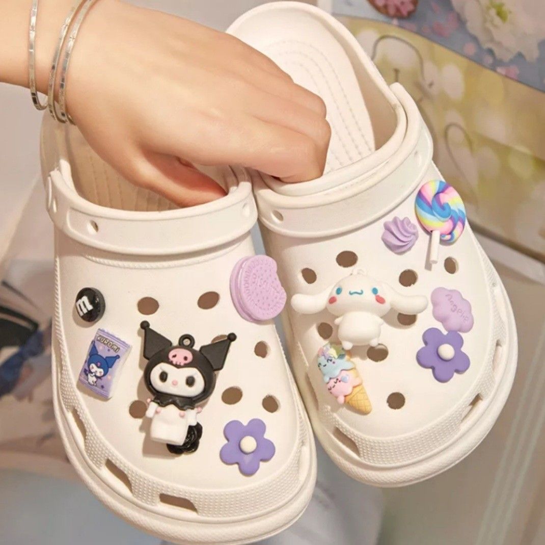 Crocs with accessories on sale