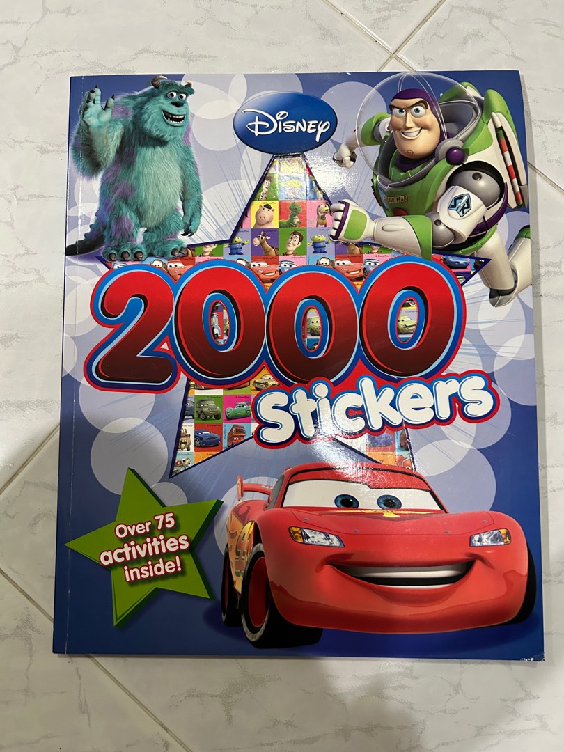 Disney 2000 Stickers with over 75 Activities, Hobbies & Toys, Books