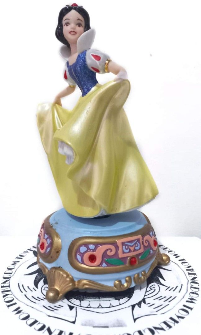 Disney Snow White Ceramic Musical Revolving Figurine on Carousell