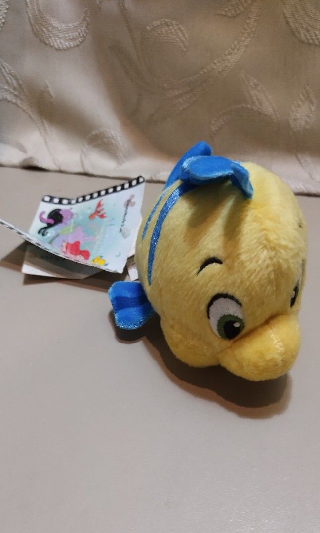Disney Store Japan Flounder Plush Hobbies Toys Toys Games on