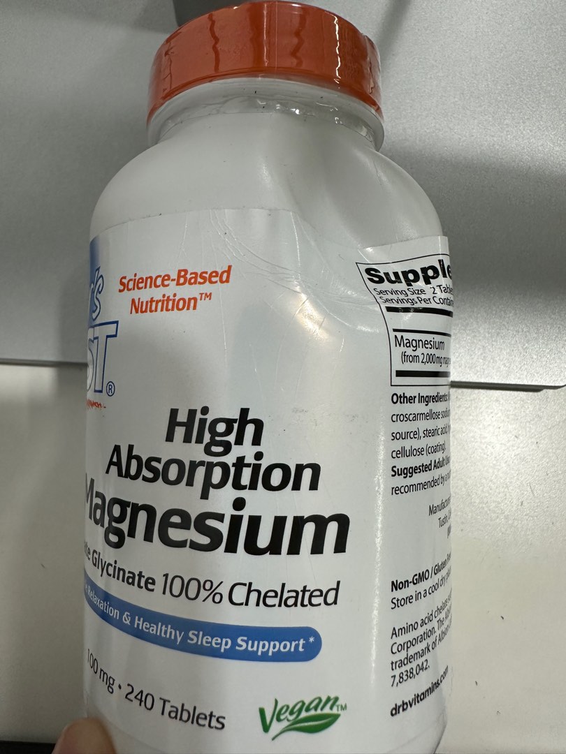 Doctor’s Best Magnesium 240 Tablets (dented bottled, sealed), Health