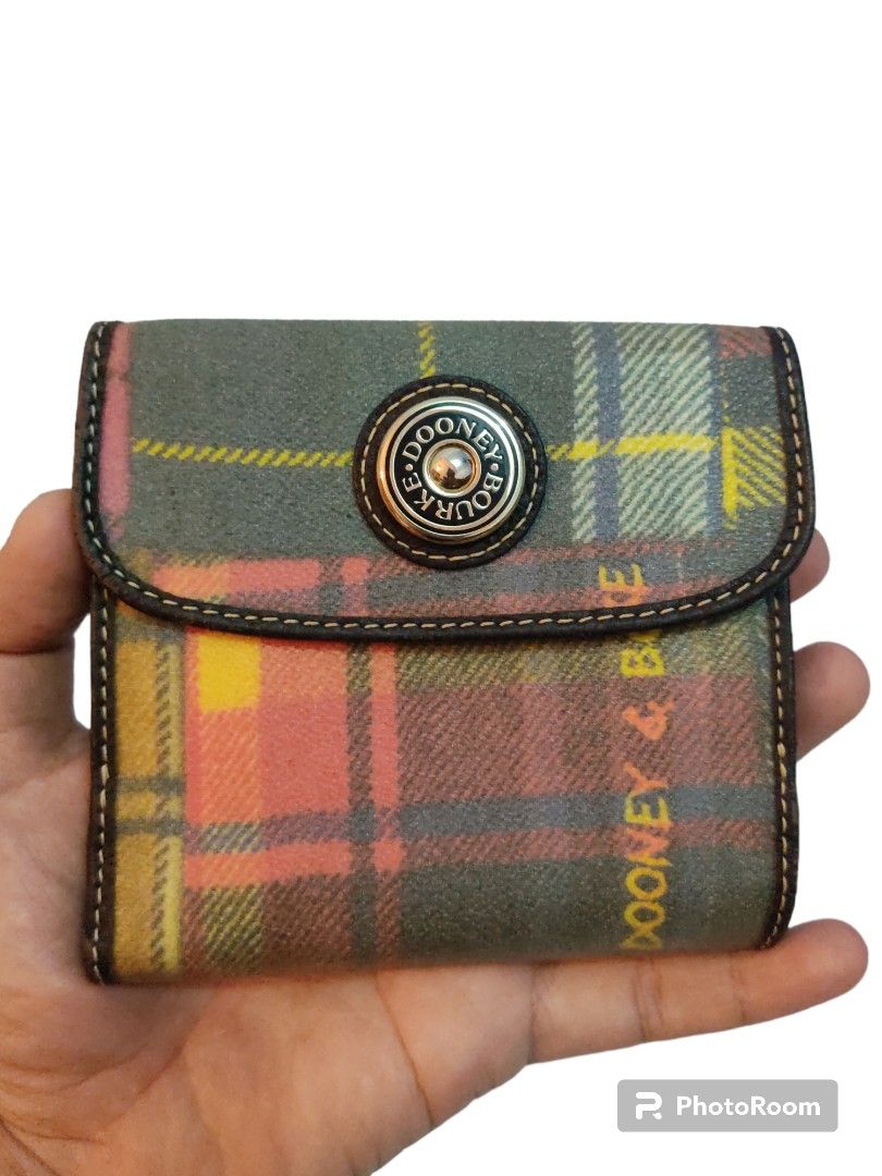 Dooney and on sale bourke plaid wallet