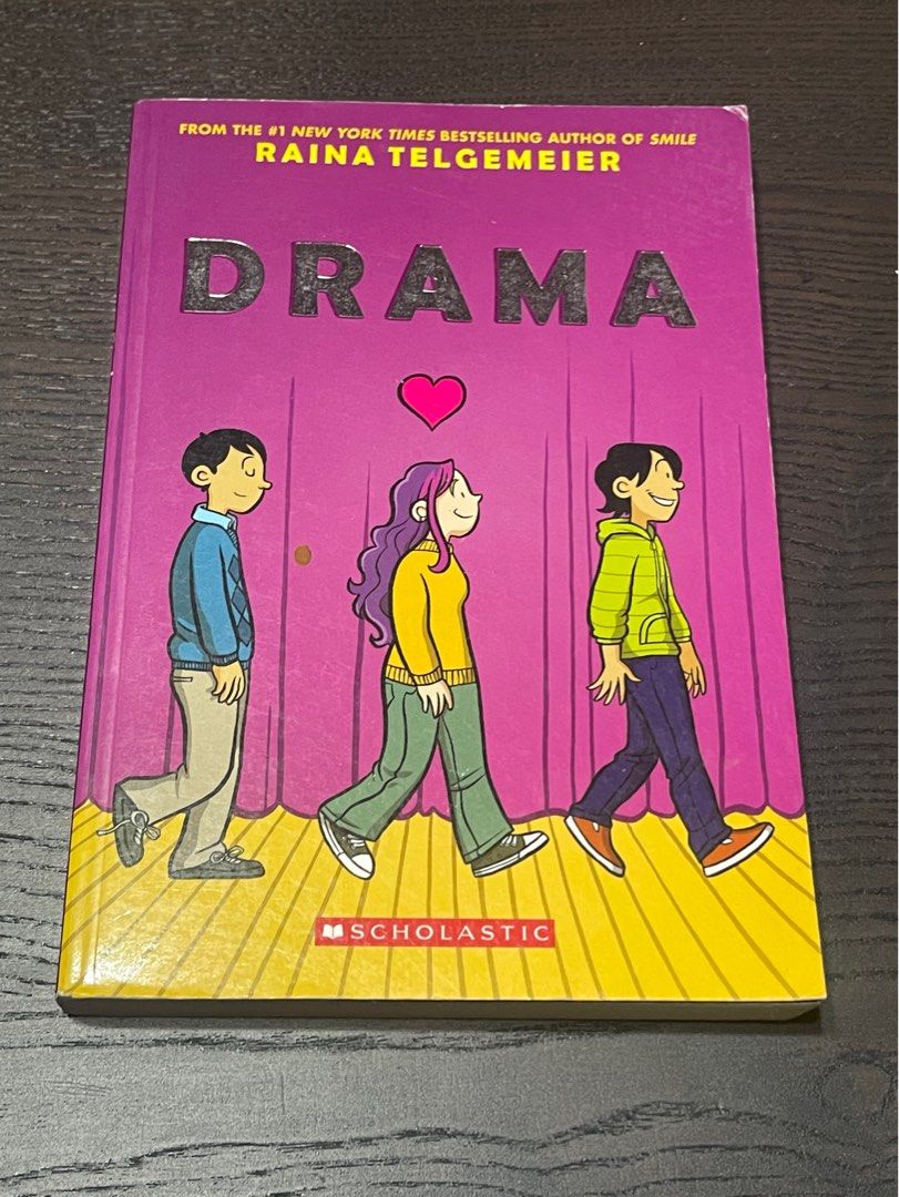 Drama By Raina Telgemeier, Hobbies & Toys, Books & Magazines, Comics 