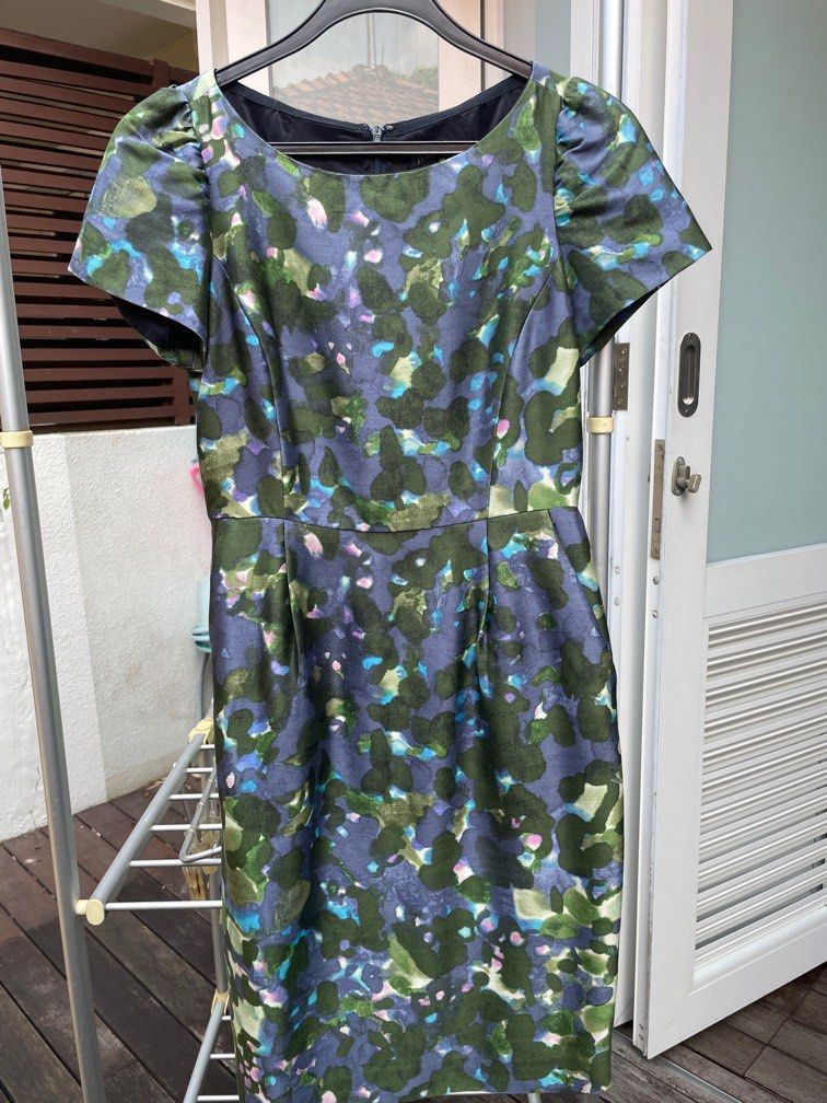 J crew shop watercolor dress