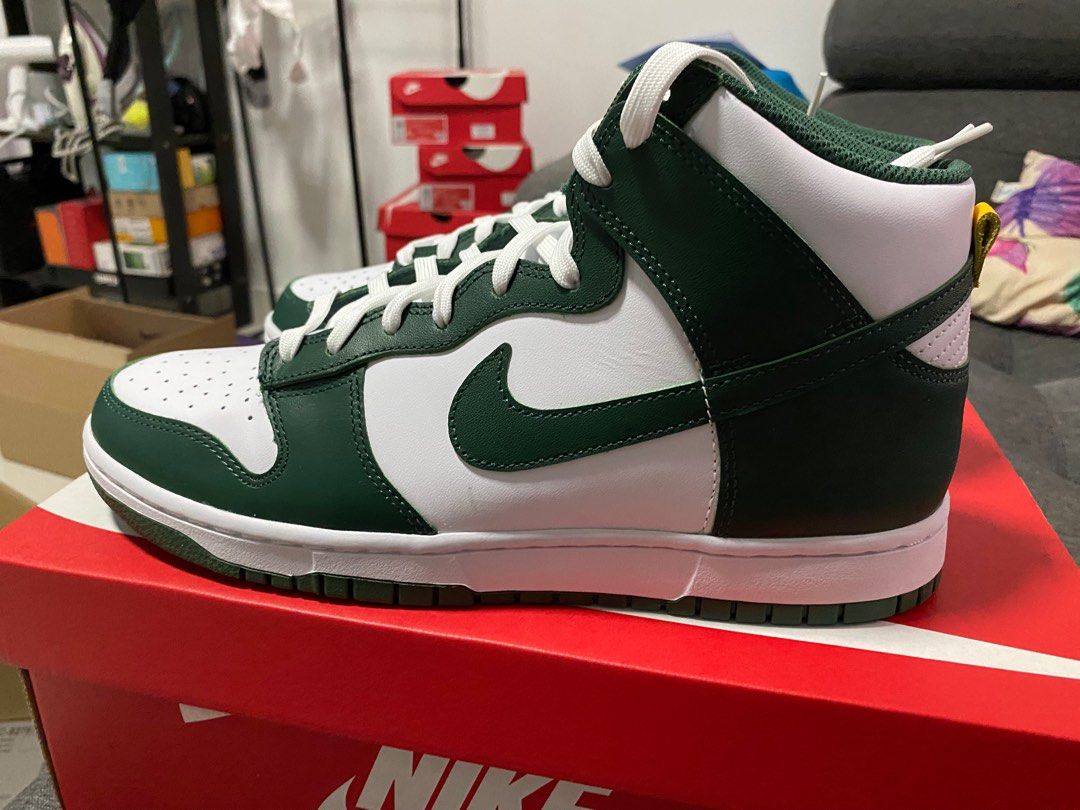 Spartan green shop dunk high