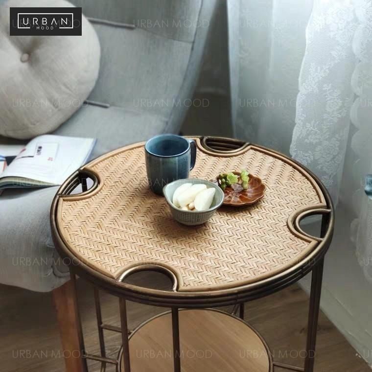 Dustin solid wood coffee best sale table with storage