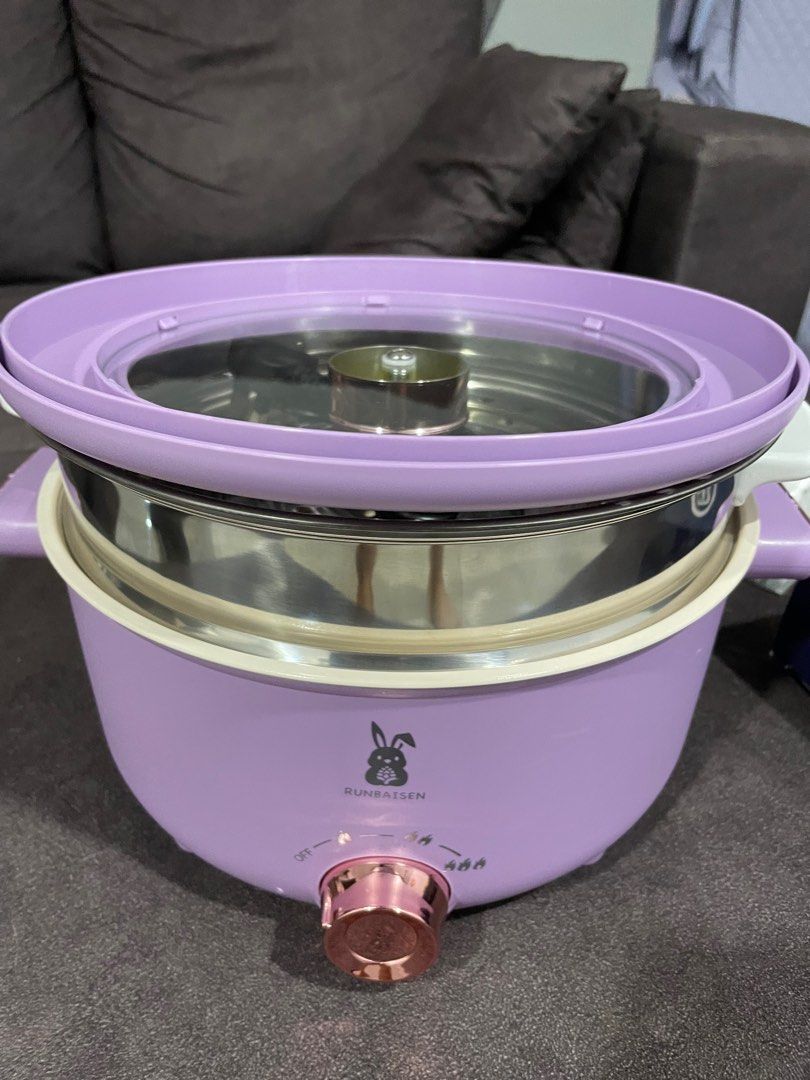 Swan Retro 3.5 L Slow Cooker Purple