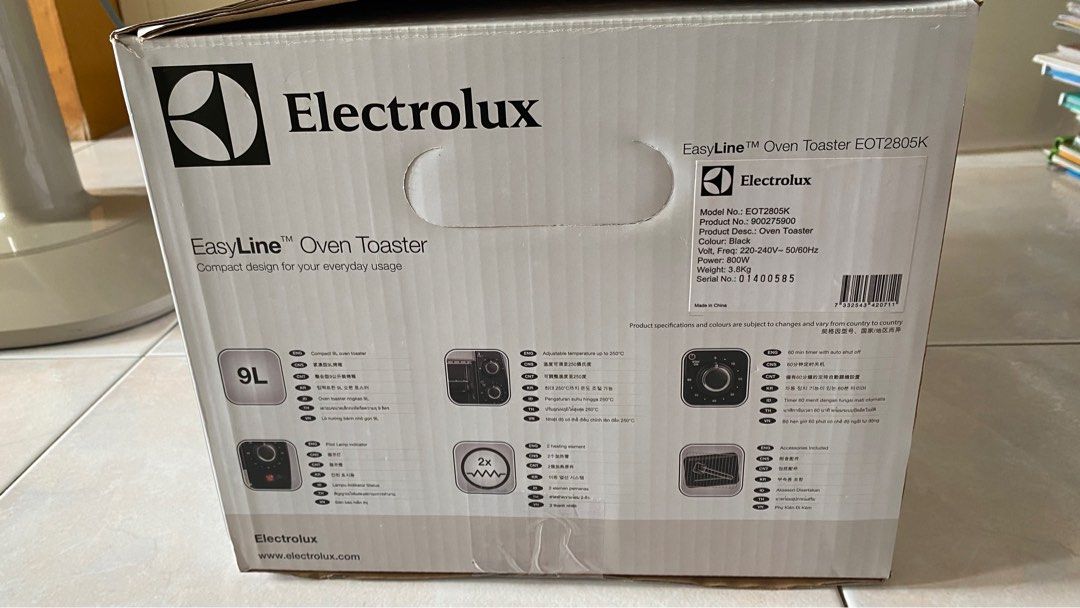 Electrolux EasyLine Oven Toaster, TV & Home Appliances, Kitchen