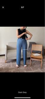 FASHION TODAY ALICE PANTS DARK GREY
