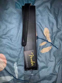 Fender Legacy Vintage Monogram Guitar Strap, Black/Yellow/Brown, Hobbies &  Toys, Music & Media, Music Accessories on Carousell