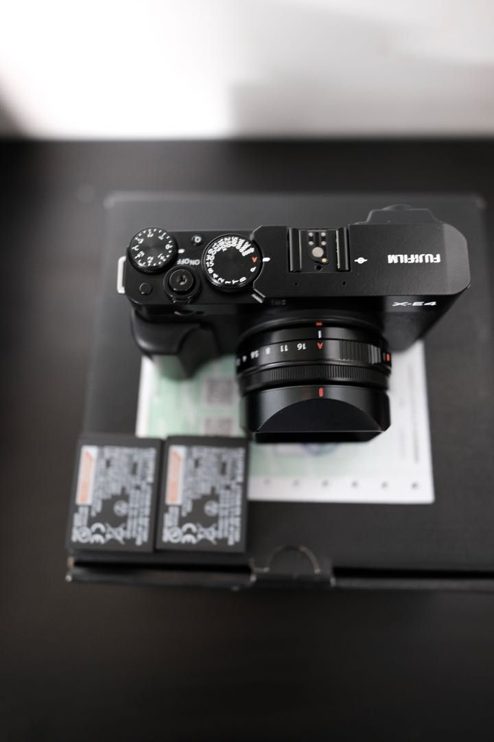 Fujifilm XE4 + XF 27mm f2.8 ii +square hood遮光罩, 攝影器材, 相機