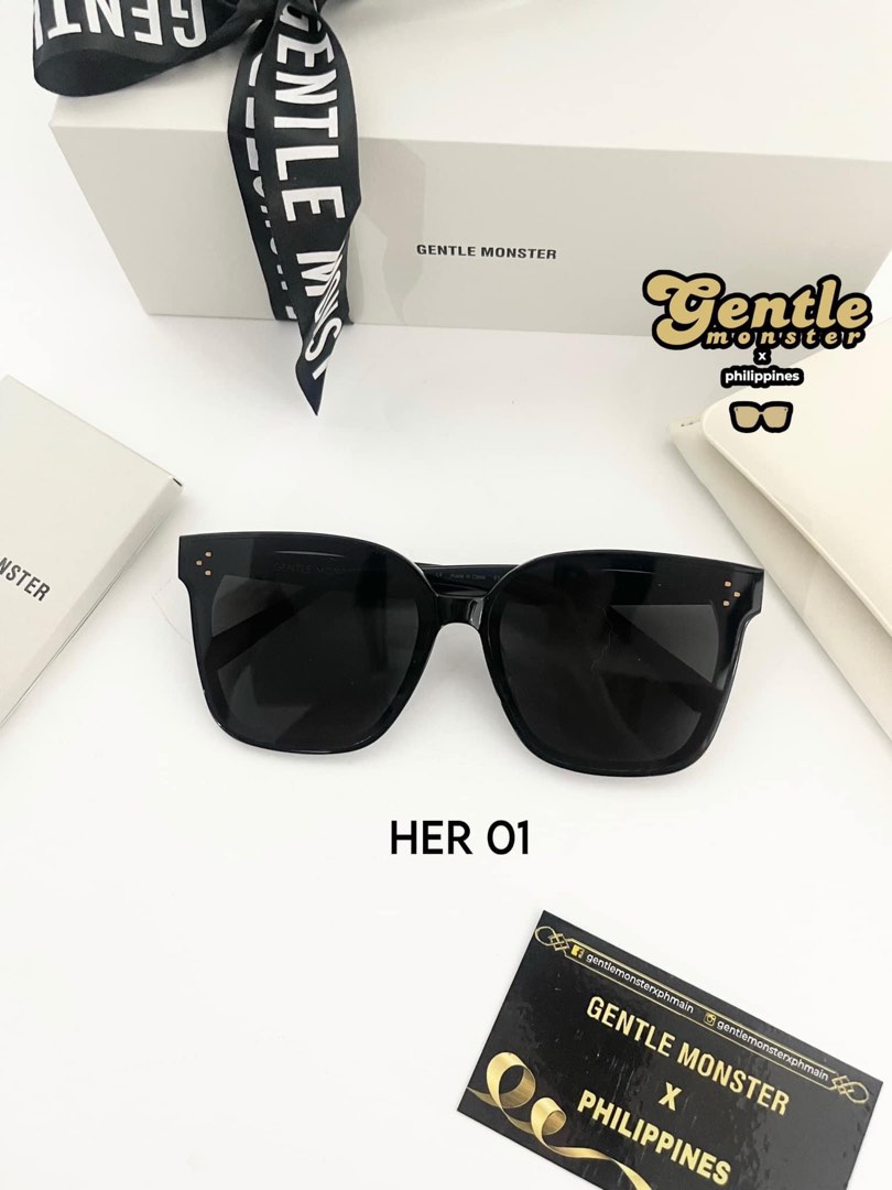 Gentle Monster Her 01 Sunglass with Box Set, Women's Fashion, Watches ...