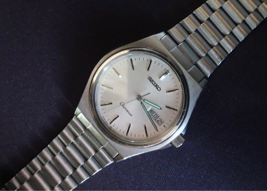 Genuine Vintage 1980s Seiko Chronos Quartz 5H23 7060 Men s