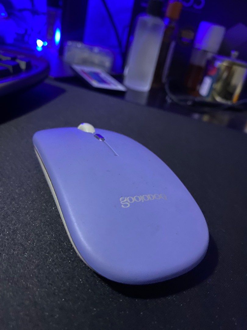 GOOJODOQ wireless mouse (Category: Mouse & Mousepads) located in Pasig City. Submitted by justthrifty (Listing ID 1239277658, Image 3). Description: bought on january Rechargeable Mouse 1 issue: jumpy mousewheel Its working but when im playing valorant it annoys me when i scroll Its good if youre using it for browsing but for playing fps games nope ^^ .