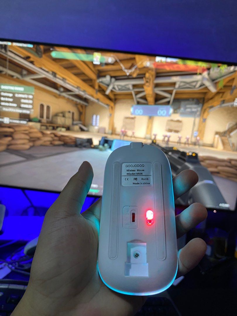 GOOJODOQ wireless mouse (Category: Mouse & Mousepads) located in Pasig City. Submitted by justthrifty (Listing ID 1239277658, Image 2). Description: bought on january Rechargeable Mouse 1 issue: jumpy mousewheel Its working but when im playing valorant it annoys me when i scroll Its good if youre using it for browsing but for playing fps games nope ^^ .