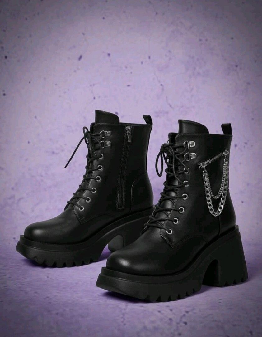 Chain 2024 combat boots
