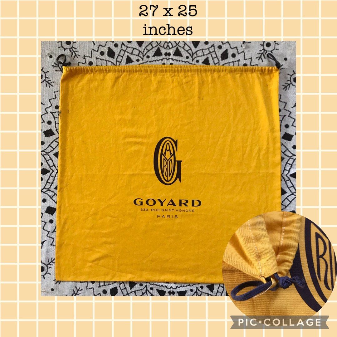 Goyard Dust Bag 27x25 XXL Women s Fashion Bags Wallets Purses Pouches on Carousell