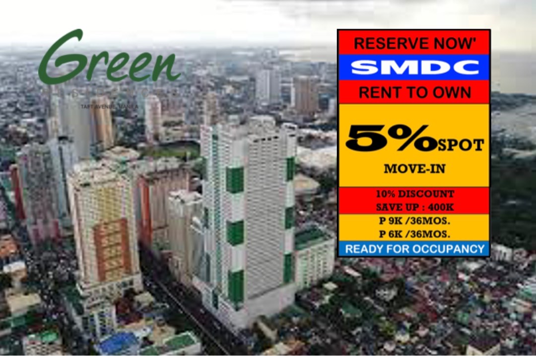 GREEN RESIDENCES Condo For Sale in TAFT AVE. (DLSU) De La Salle