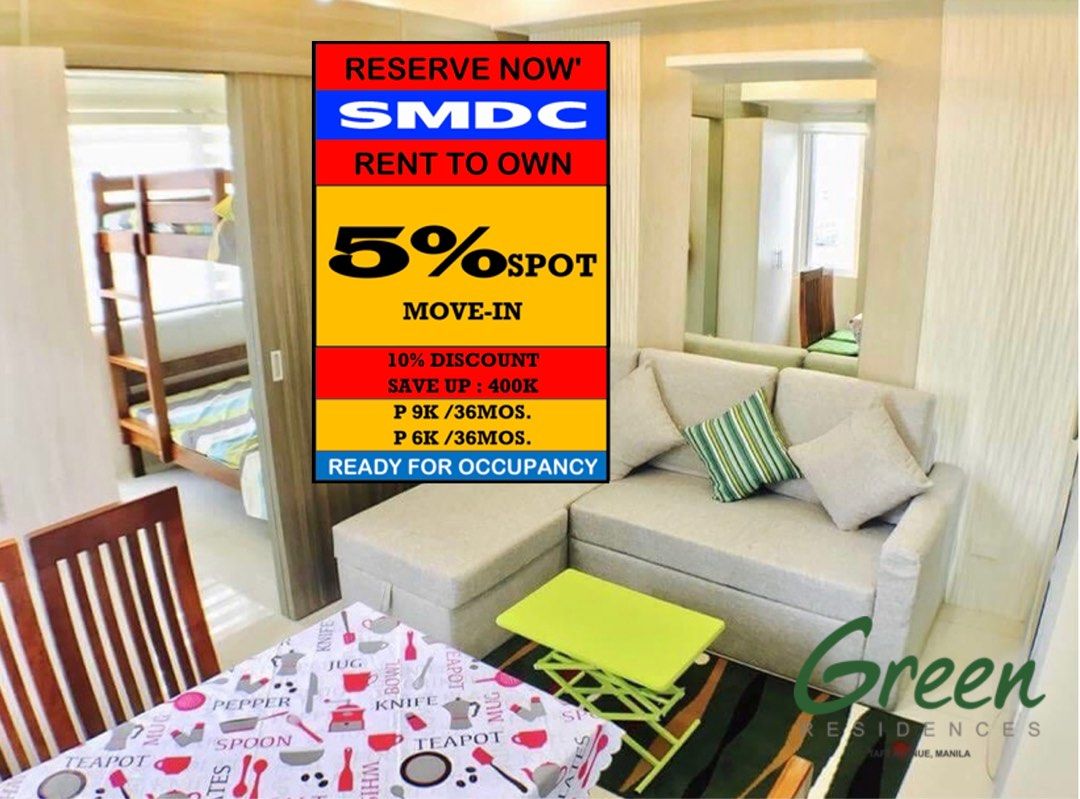 GREEN RESIDENCES Condo For Sale in TAFT AVE. (DLSU) De La Salle