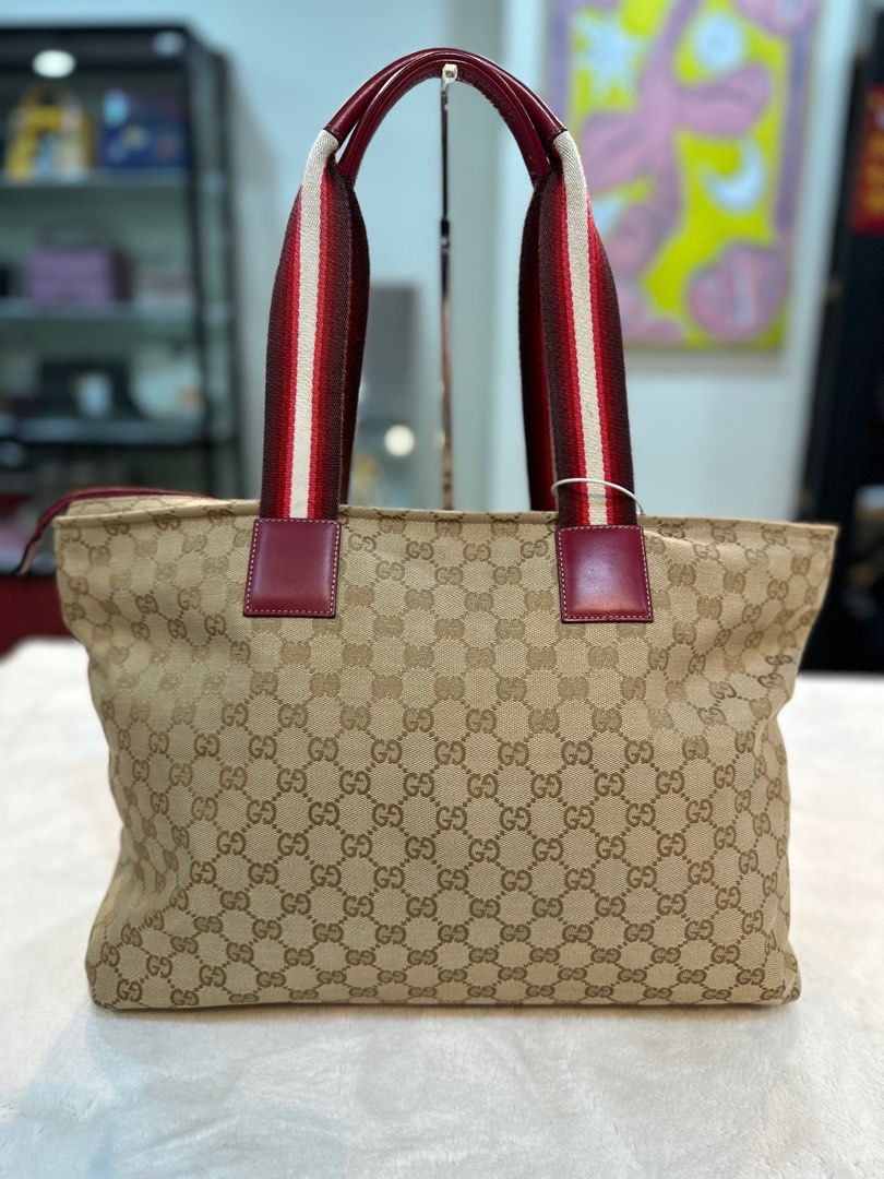 Star Buy Gucci Canvas Diaper Tote Luxury Bags Wallets