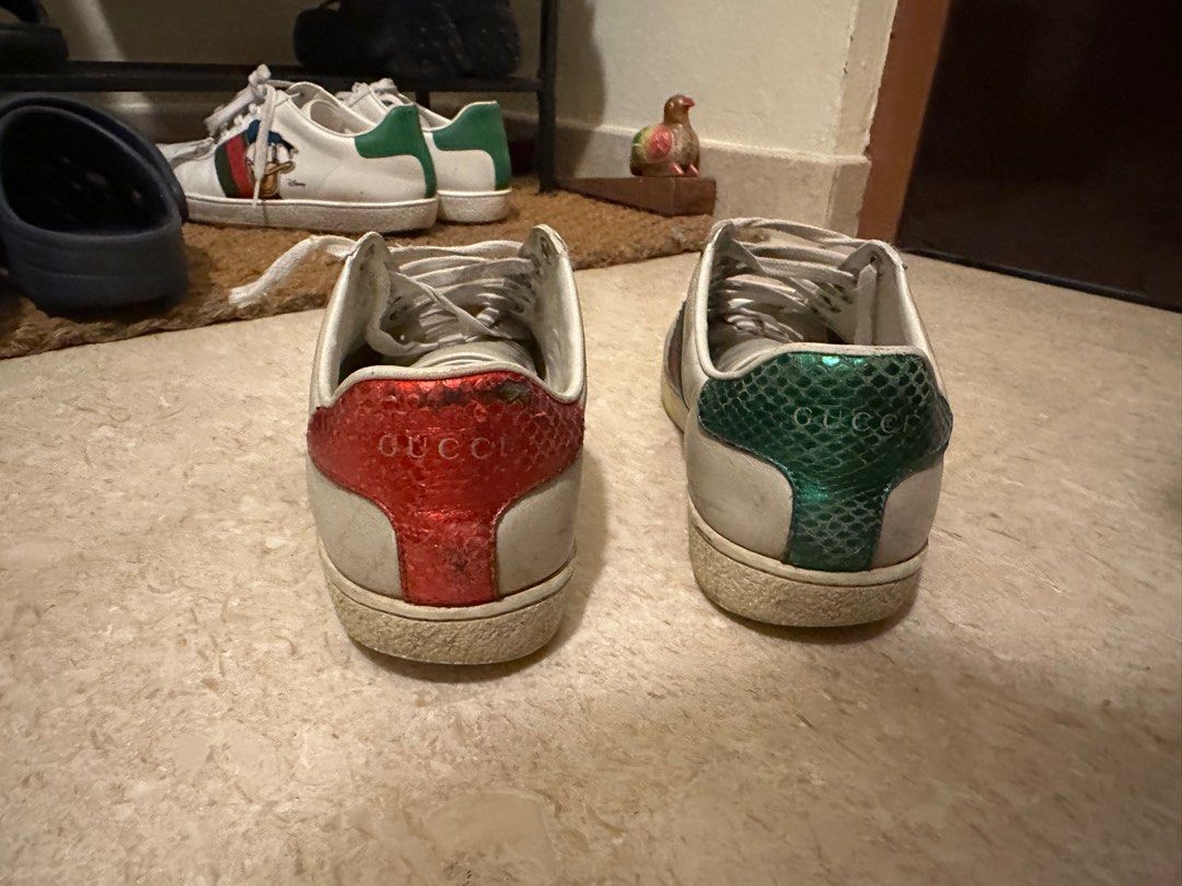 Gucci 2024 heart trainers
