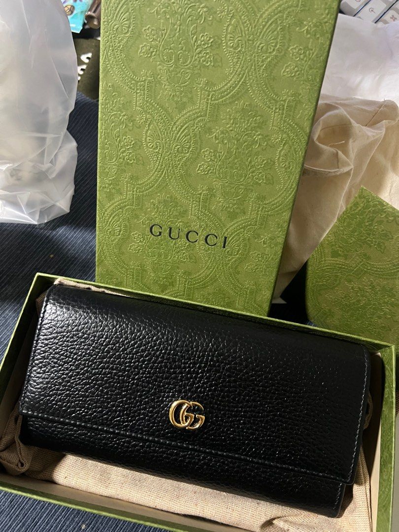 Gg marmont leather wallet price sales