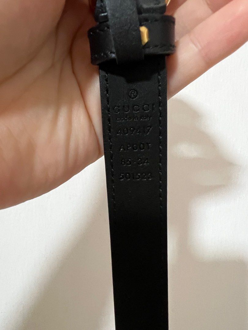 Gucci belt sales barcode