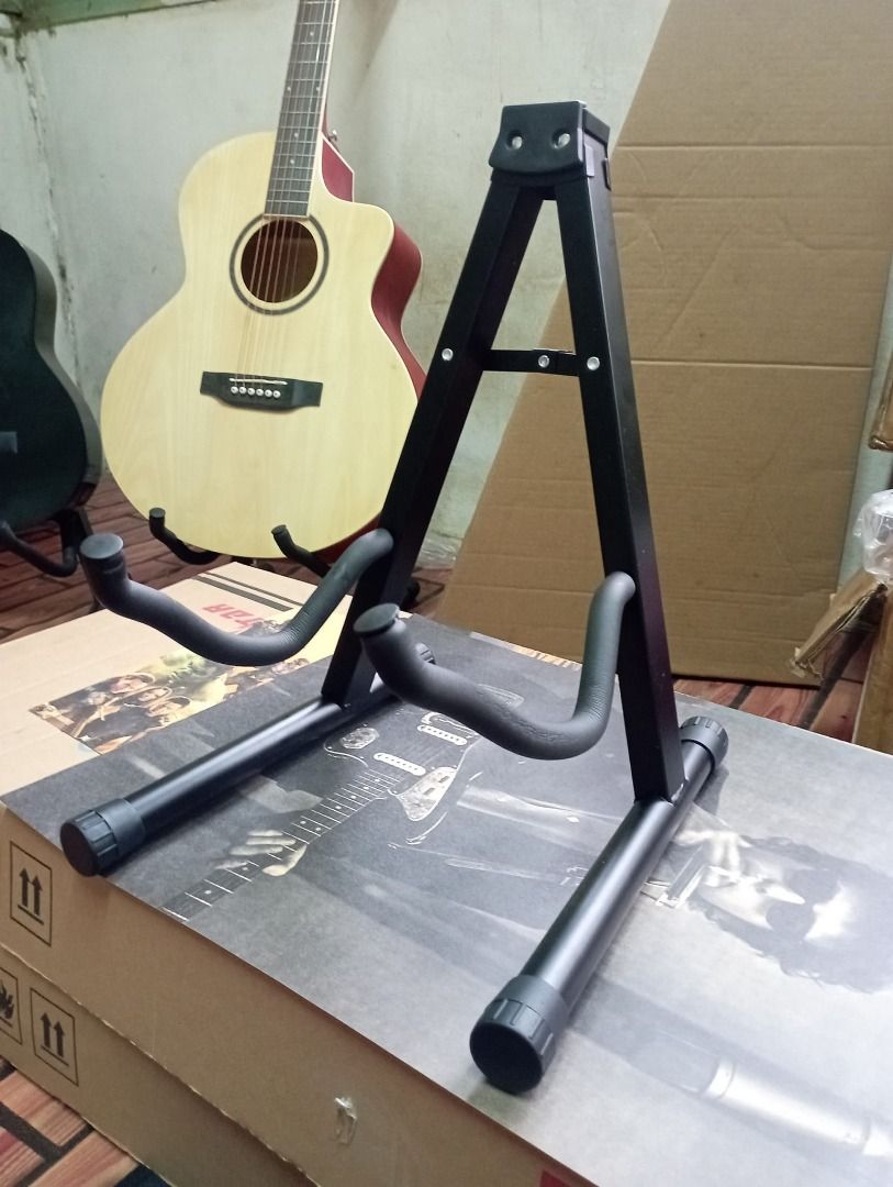 BSL J40B A Frame Guitar Stand Acoustic Electric Bass Ukulele Folding Guitar  Stand - LBS Music World Malaysia