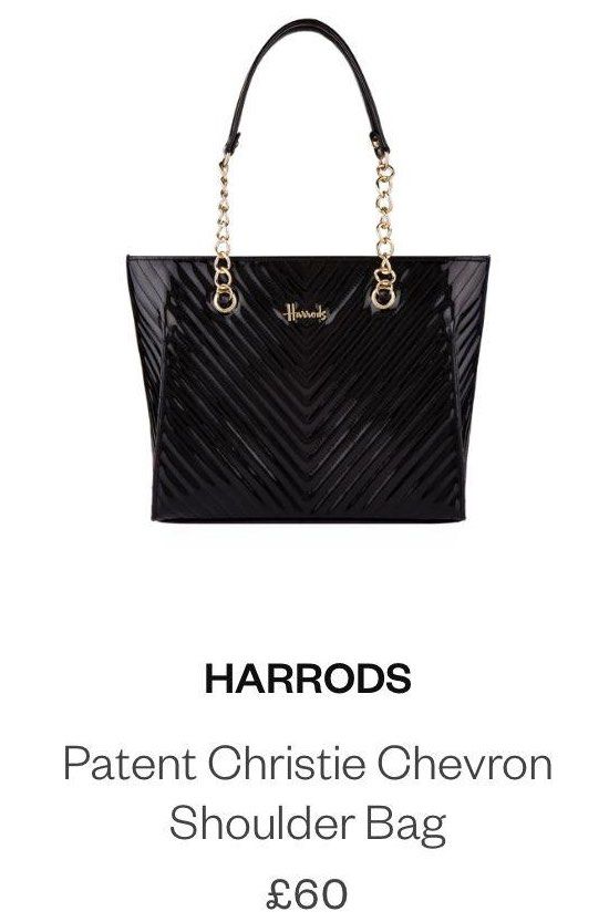 Harrods best sale patent bag