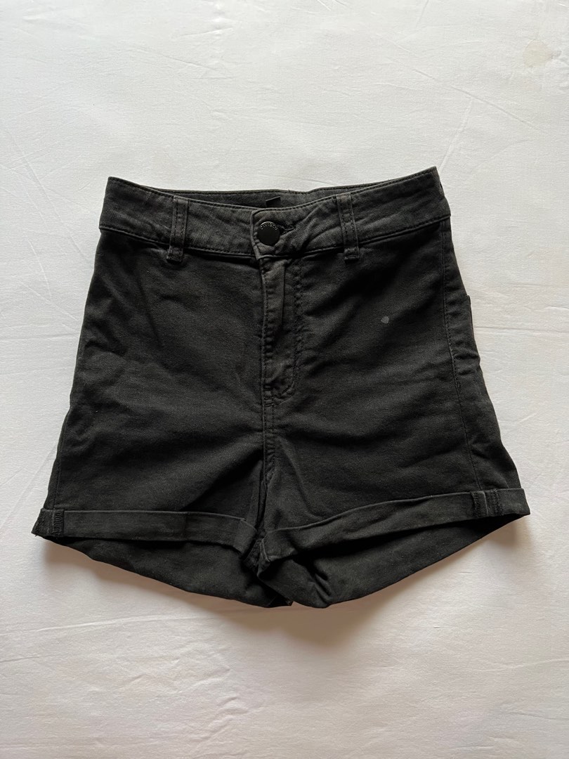 H M High waist short Women s Fashion Bottoms Shorts on Carousell