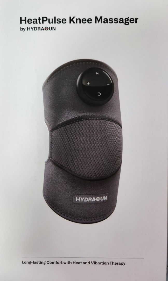 Hydragun HeatPulse Knee Massager, Health & Nutrition, Massage Devices