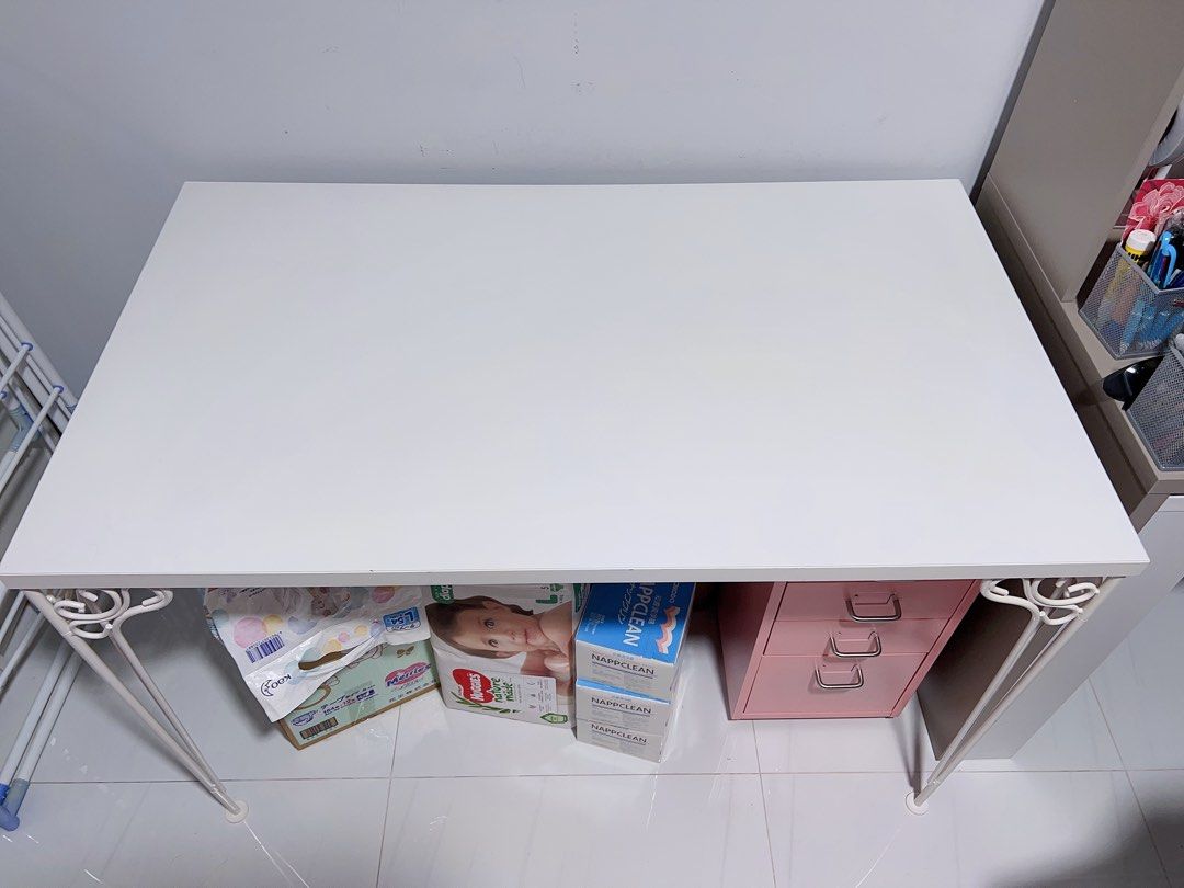 IKEA computer desk table, Furniture & Home Living, Furniture, Tables
