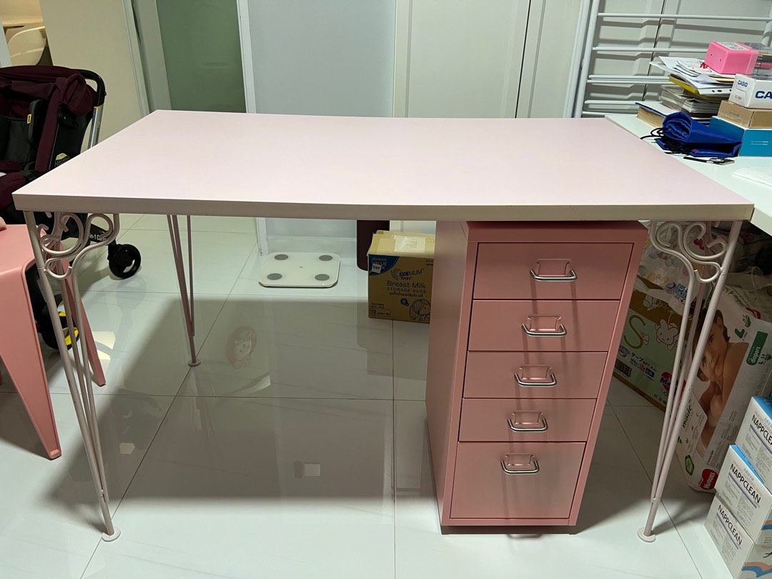 IKEA computer desk table, Furniture & Home Living, Furniture, Tables