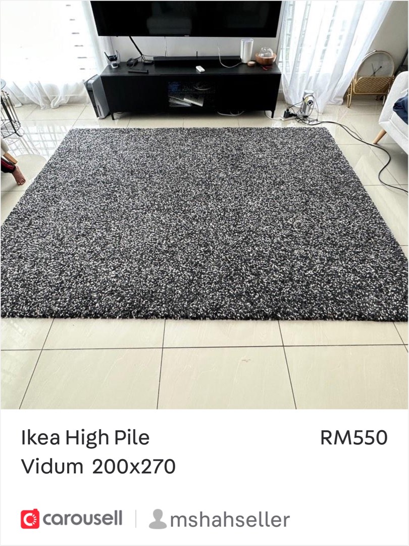 Ikea High Pile Carpet. Biggest Size, Furniture & Home Living, Home