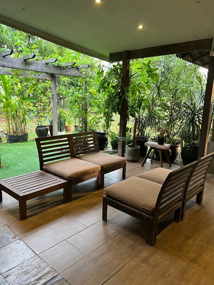 Ikea NAMMARO outdoor chair set, Furniture & Home Living, Furniture