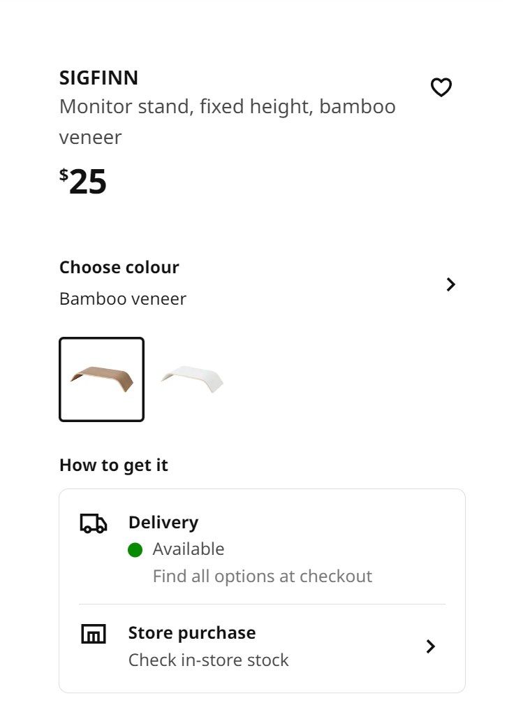 IKEA Sigfinn monitor stand, Furniture & Home Living, Home Improvement ...