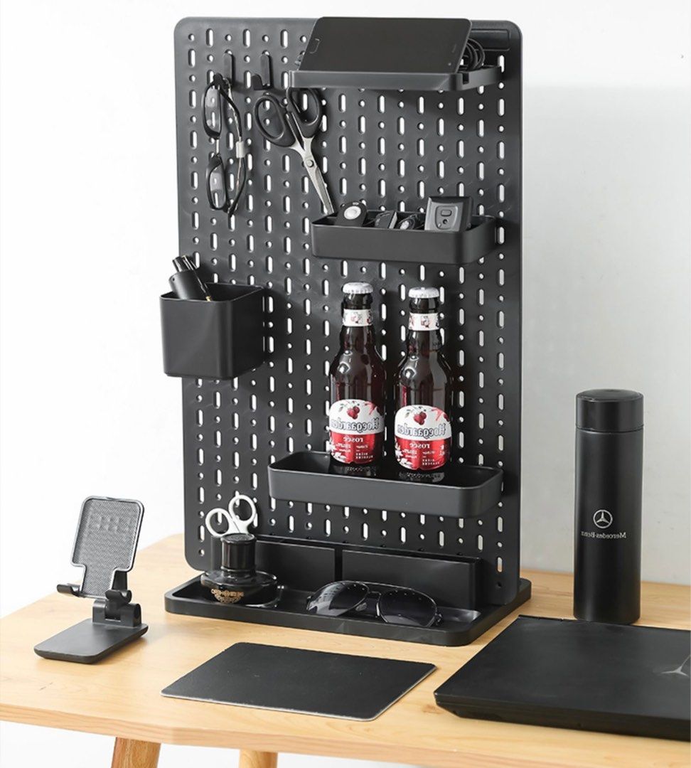 IKEA Skadis Pegboard Storage Container Organizer , Furniture & Home