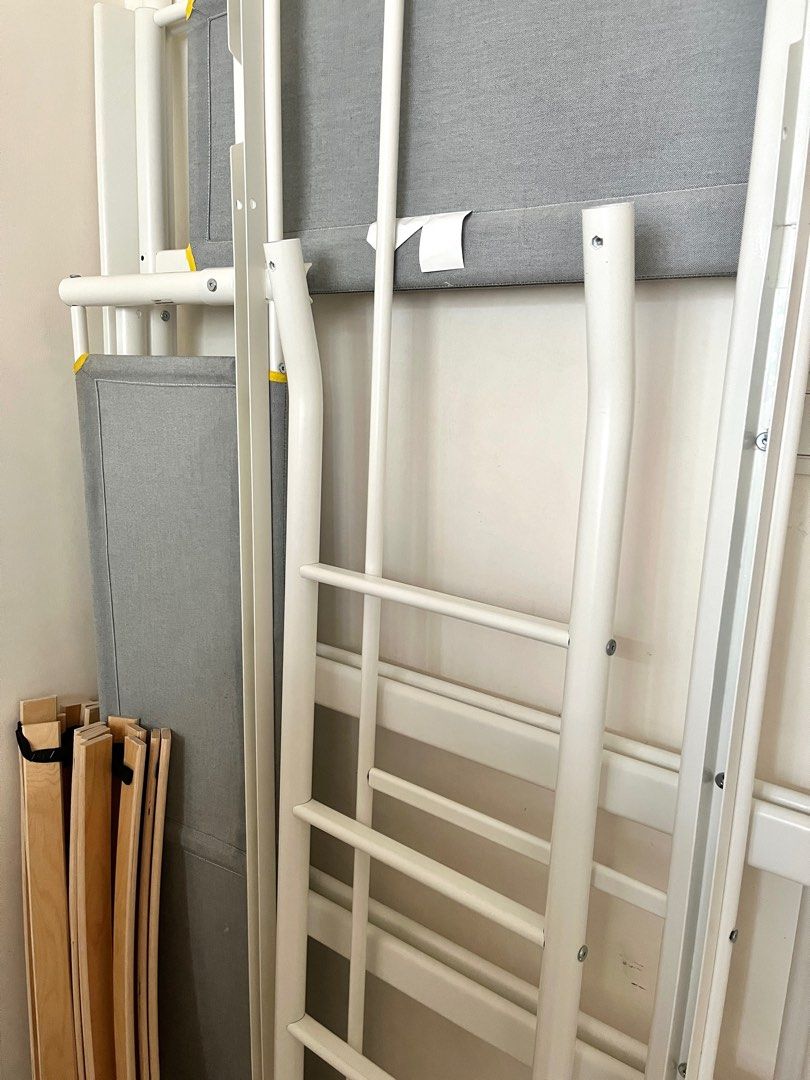 IKEA VITVAL LOFT BED FRAME, 傢俬＆家居, 傢俬, 床架及床褥 Carousell