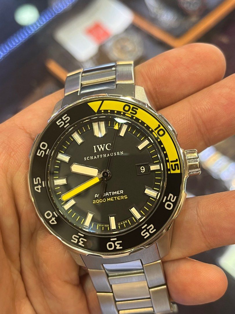 Iwc cheap aquatimer yellow