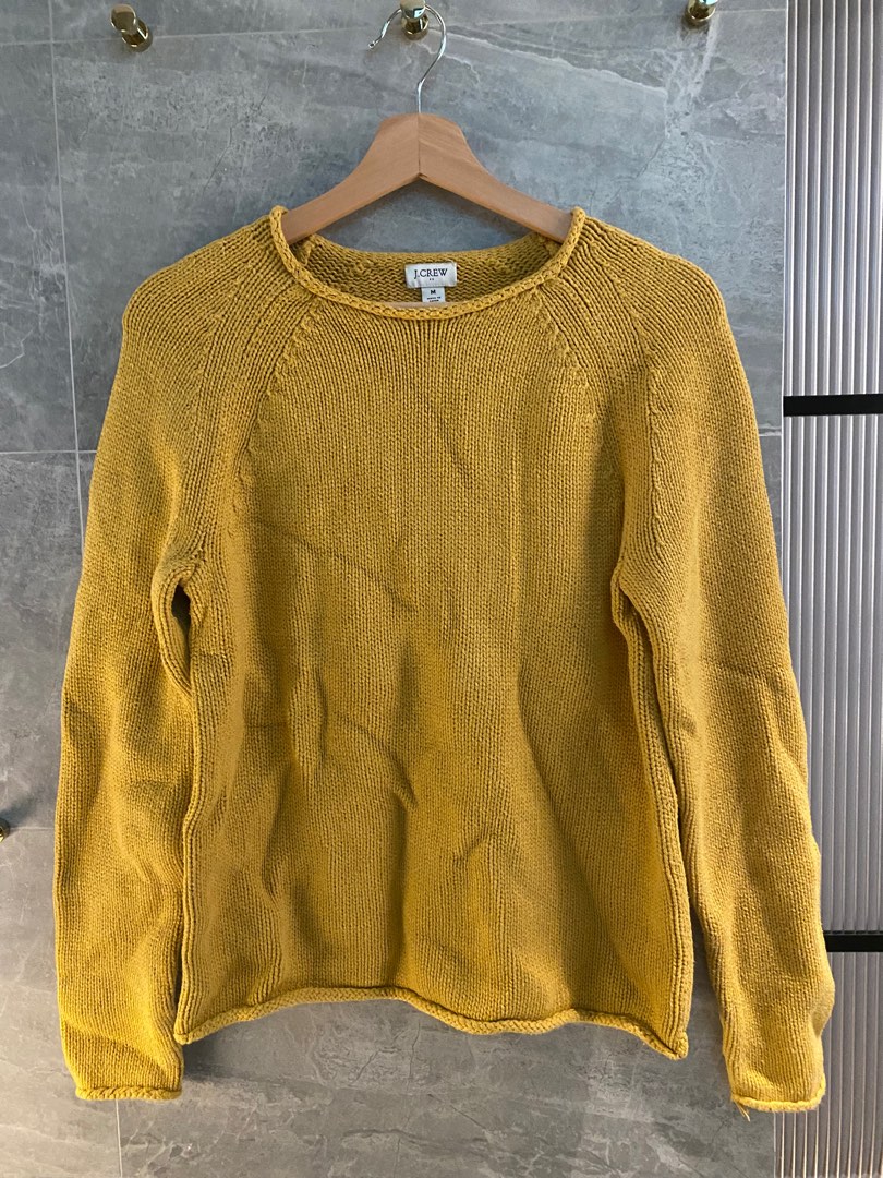 J crew hotsell yellow sweater