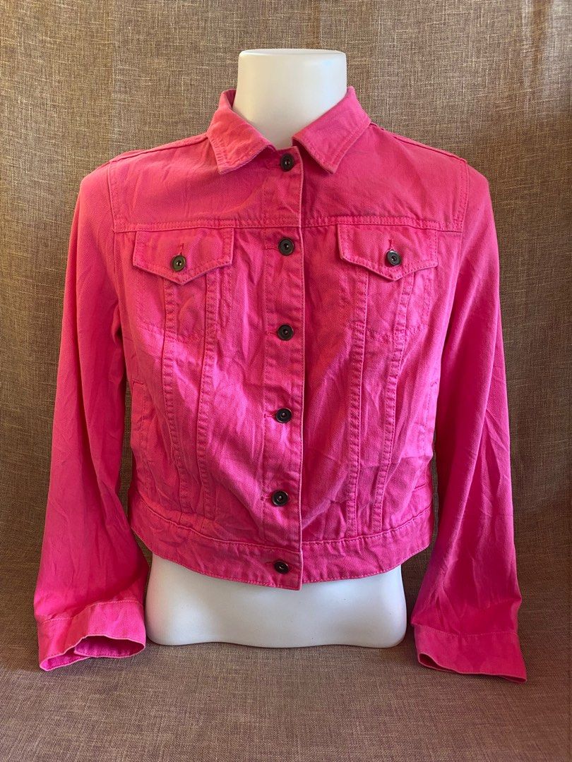 Jcp denim jacket discount
