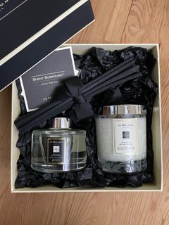 Jo Malone 牡丹與胭紅麂絨居家香氛禮盒 擴香+香氛工藝蠟燭  peony & blush Suede  全新 室內擴香 香氛蠟燭
