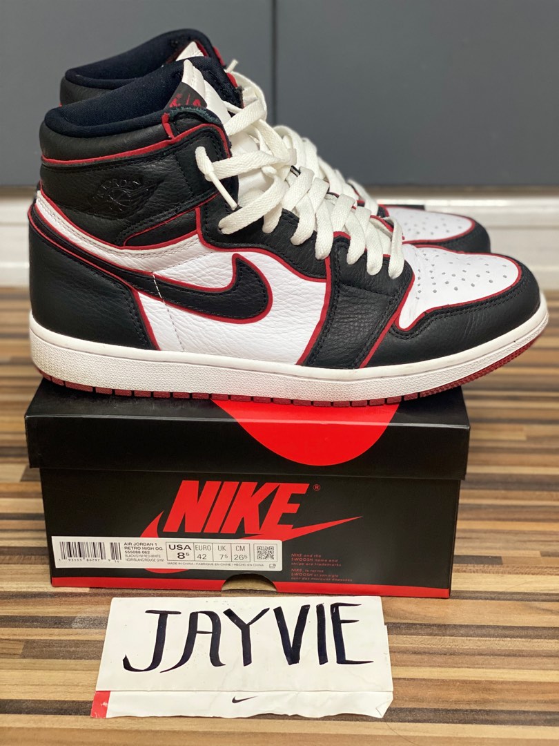 air jordan 1 bloodline size 8