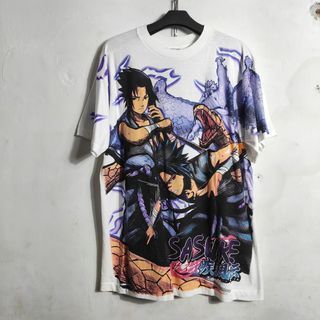 Kaos AOP Sasuke ( Single Stitch&Build Up)