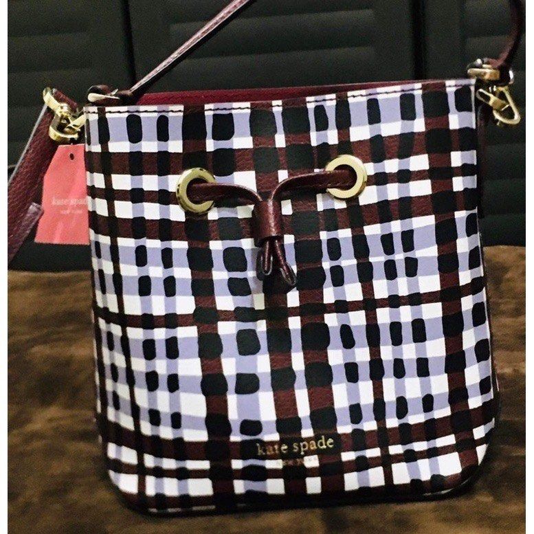 Eva city best sale plaid small bucket