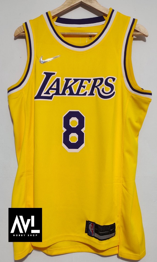 KOBE Bryant LA Los Angeles Lakers NBA basketball jersey Size 52 XL black #8  mens
