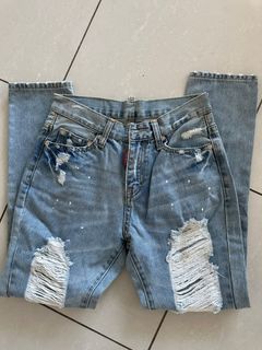 Ladies Dsquared Made in Italy Ripped Jeans
