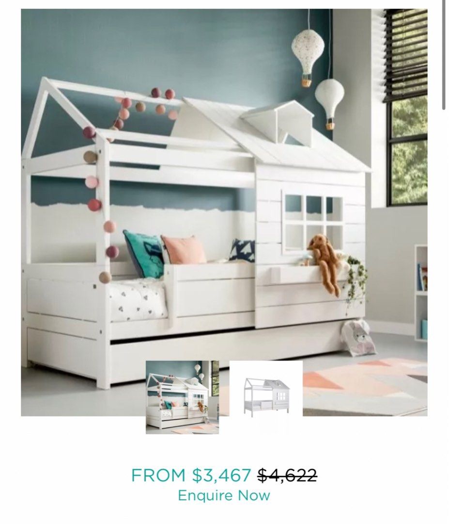 Lake house bed, Furniture & Home Living, Furniture, Bed Frames