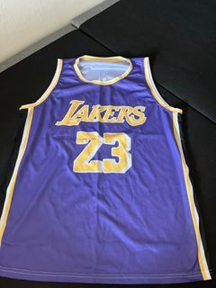 Lebron James #23 MPLS Lakers Throwback Jersey Baby Blue Size 52